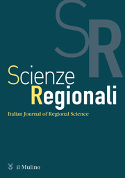 Cover of the journal Scienze Regionali - 1720-3929