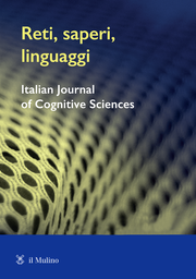Cover of the journal Reti, saperi, linguaggi - 2279-7777