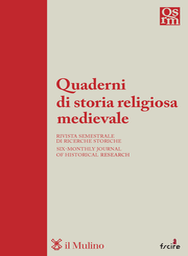 Cover of Quaderni di storia religiosa medievale - 2724-573X